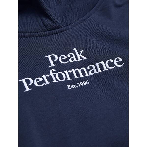 Thumbnail - PEAK PERFORMANCE Kinder Sweatshirt Jr Original Hood-BLUE SHADOW-OFFWHITE