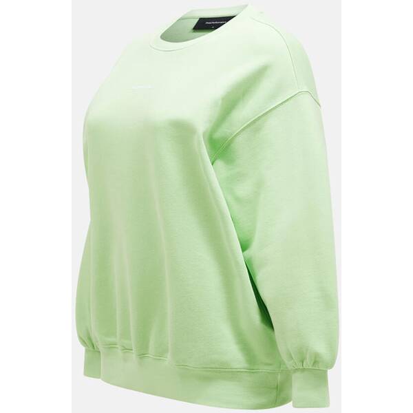 Thumbnail - PEAK PERFORMANCE Damen Sweatshirt W Original Terry Crew-VIVID GREEN