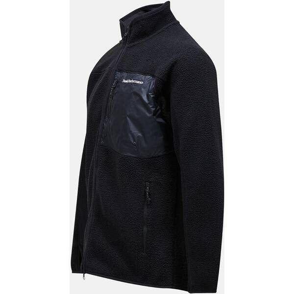 Thumbnail - PEAK PERFORMANCE Herren Kapuzensweat M Pile Zip Jacket-BLACK