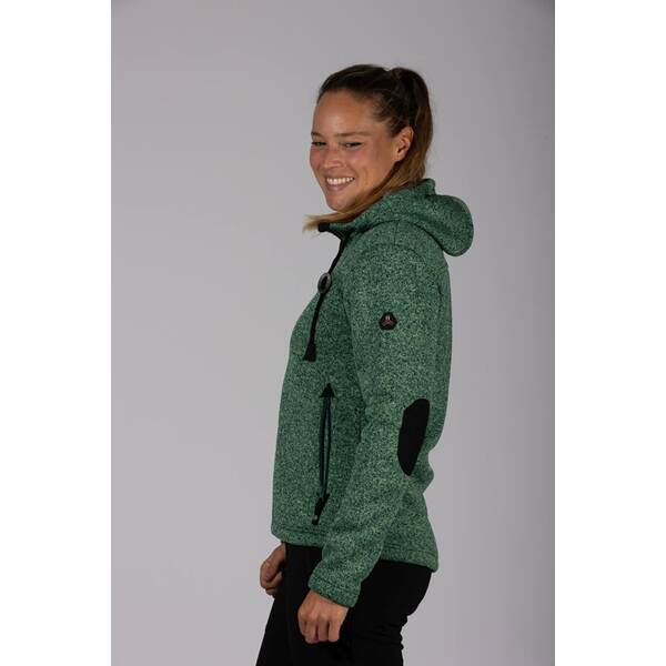 Thumbnail - MAUL Damen Chieming Strickfeecejacke+Kapuze