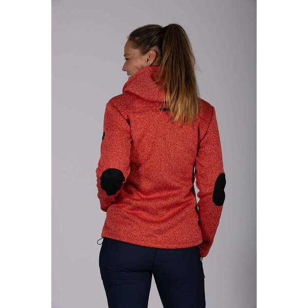 Thumbnail - MAUL Damen Chieming Strickfeecejacke+Kapuze