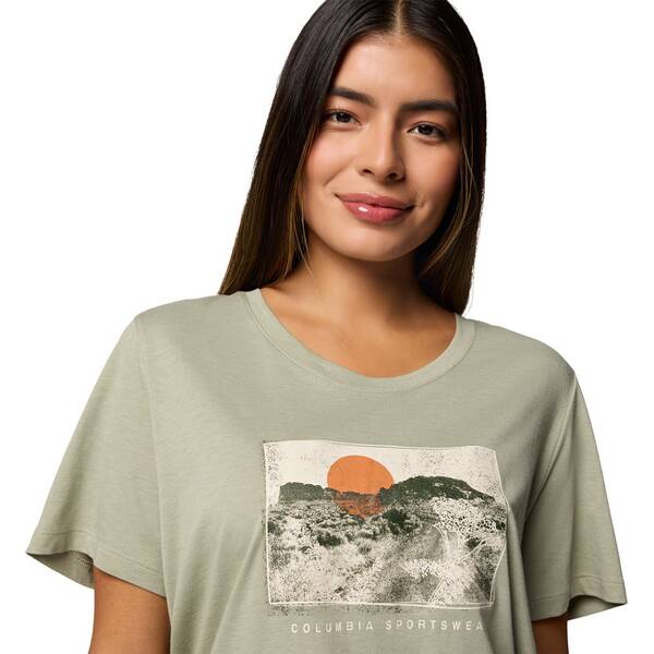 Thumbnail - COLUMBIA Damen Shirt Ruby Springs Graphic Scoop Neck SS