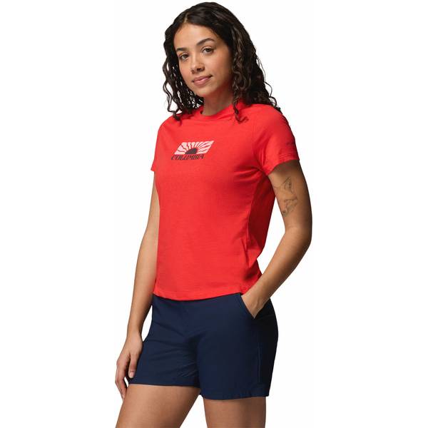 Thumbnail - COLUMBIA Damen Shirt Ruby Springs Graphic Fitted SS