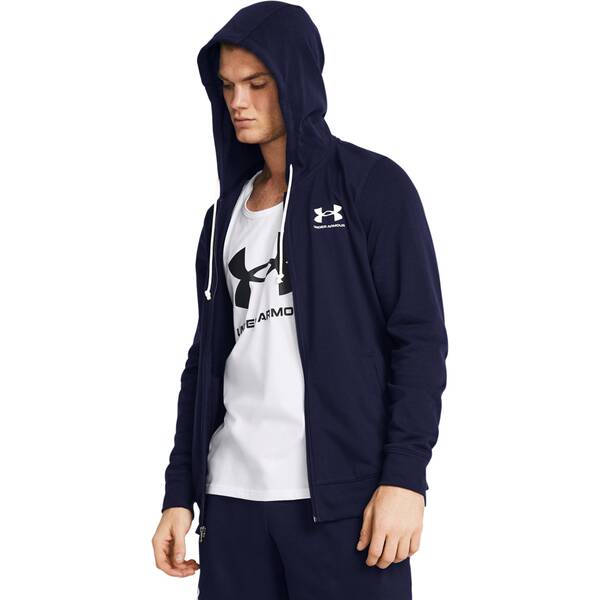Thumbnail - UNDER ARMOUR Herren Langarm RIVAL TERRY LC FZ