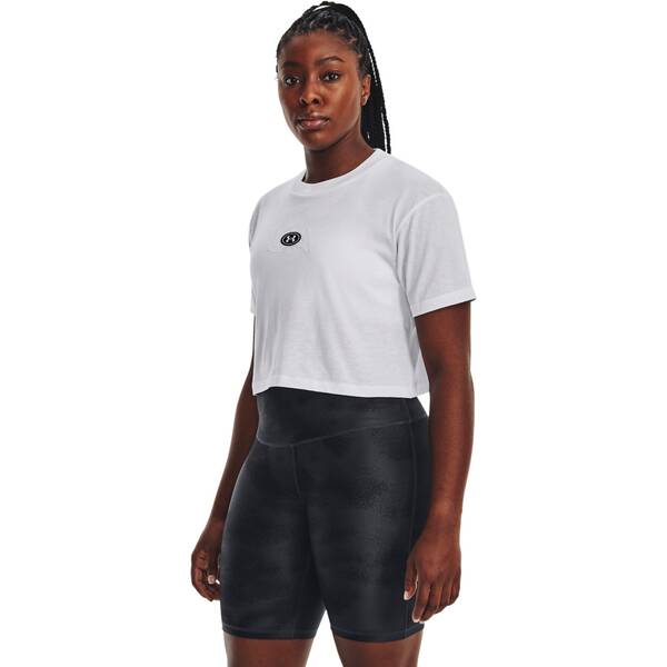 Thumbnail - UNDER ARMOUR Crop Kurzarm-Oberteil mit Logo für Damen