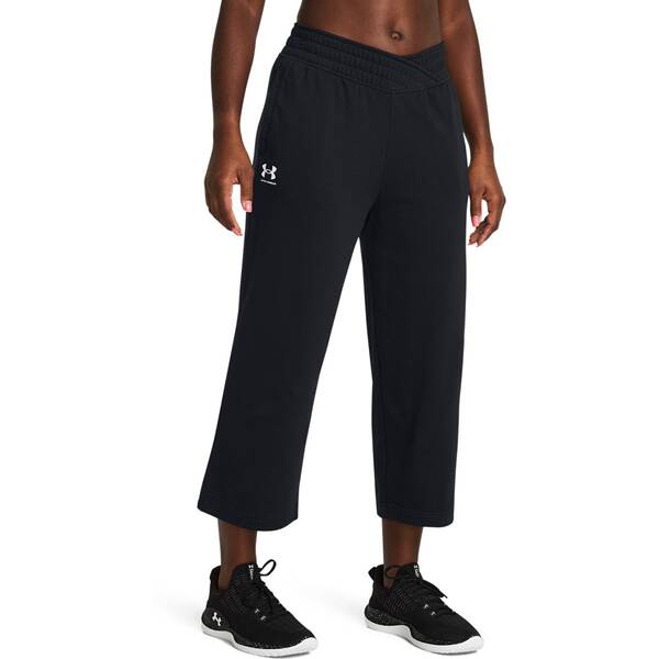 Thumbnail - UNDER ARMOUR Damen Sporthose UA RIVAL TERRY CROP WIDE LEG