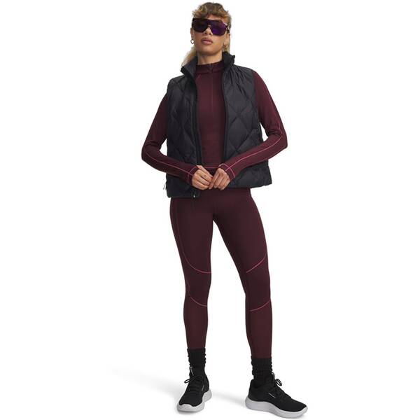 Thumbnail - UNDER ARMOUR Damen Shirt UA COLDGEAR TEXTURED 1/2 ZIP