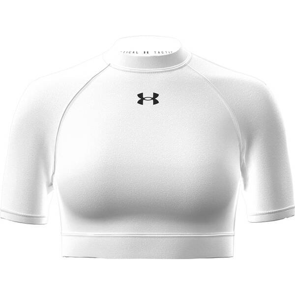 Thumbnail - UNDER ARMOUR Damen Shirt HEATGEAR CROP MOCK SS