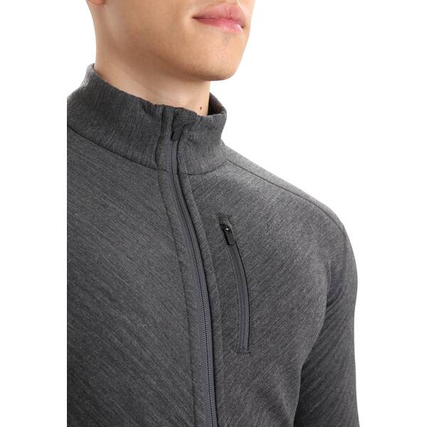 Thumbnail - ICEBREAKER Herren Fleecejacke "Descender Long Sleeve Zip"