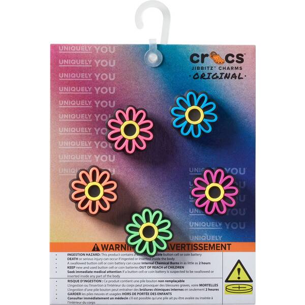 Thumbnail - CROCS Accessoire Lights Up Daisy 5 Pack