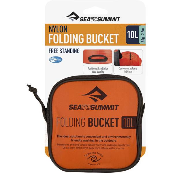 Thumbnail - SEA TO SUMMIT Camping Zubehör Folding Bucket 10 Liter Red