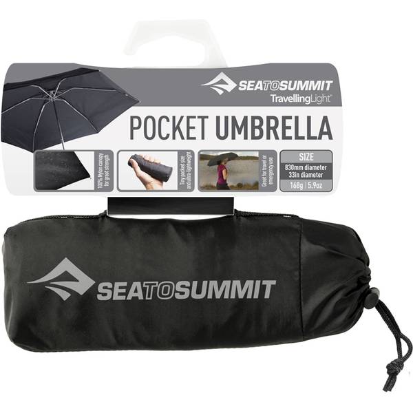 Thumbnail - SEA TO SUMMIT Regenschutz Mini Umbrella Black