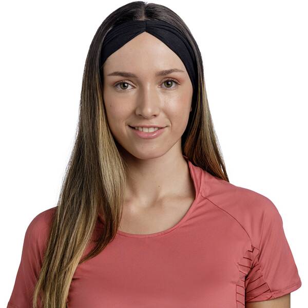 Thumbnail - BUFF Damen COOLNET UV+ TAPERED HEADBAND SOLID BLACK