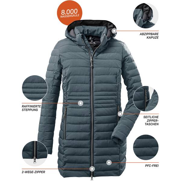 Thumbnail - G.I.G.A. DX by killtec Damen Jacke Bacarya