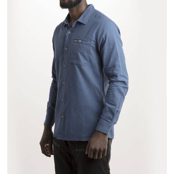 Thumbnail - LUNDHAGS SKOMAKARNA Herren Hemd Ekren Solid Ms LS Shirt