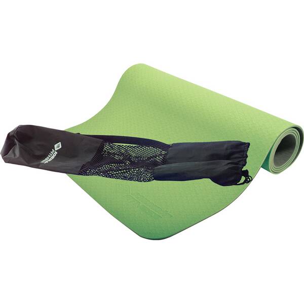 Thumbnail - SCHILDKRÖT FITNESS Matte Schildkröt Yogamatte 4 mm BICOLOR, Lime-Anthracite, in Tragetasche, 960167