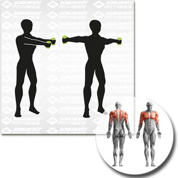 Thumbnail - SCHILDKRÖT FITNESS Schildkröt VINYL HANTEL Set, 2x 2,0kg (grey), in 4C-Box, M-2022