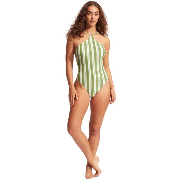 Thumbnail - SEAFOLLY Damen Badeanzug Cabana High neck One Piece