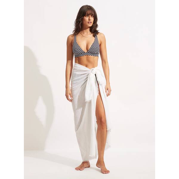 Thumbnail - SEAFOLLY Schal Textured Cotton Beach Wrap