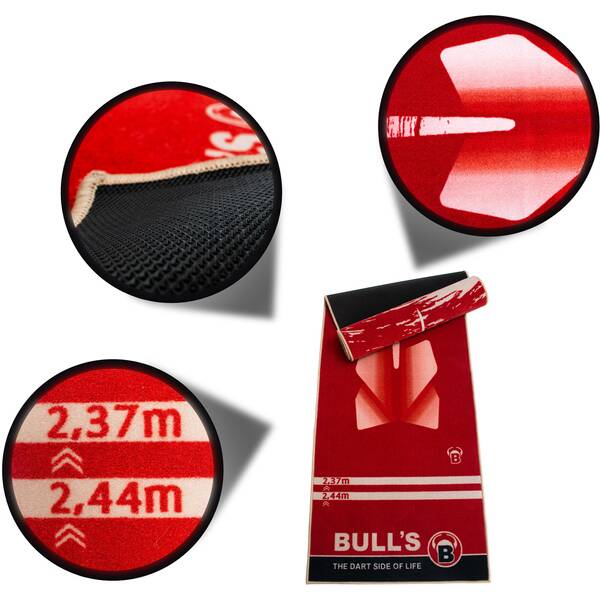 Thumbnail - BULLS BULL'S Dartboard Carpet-Mat 180 red