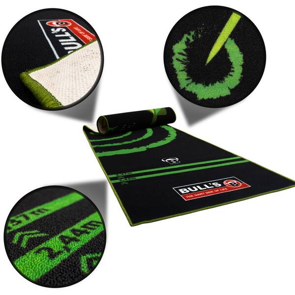 Thumbnail - BULLS BULL'S Dartboard Carpet Mat 140 Green