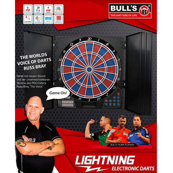 Thumbnail - BULLS BULL'S Dartboard Lightning RB Sound Elektronik Dartboard