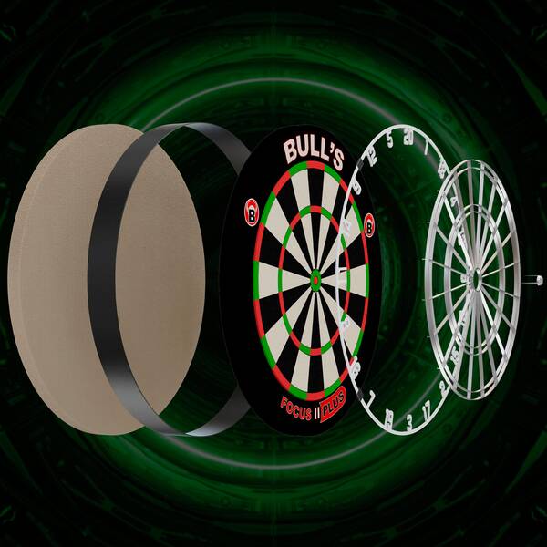 Thumbnail - BULLS BULL'S Dartboard Focus II Plus Dart Board