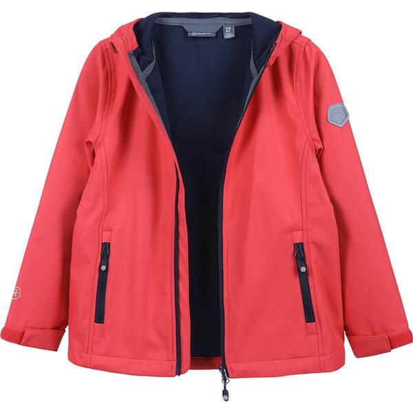 Thumbnail - COLOR KIDS Kinder Schlupfjacke Softshell -Solid -Light