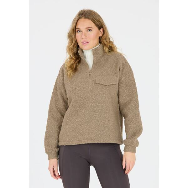 Thumbnail - ATHLECIA Damen Sweatshirt Florrie W Sherpa Half zip