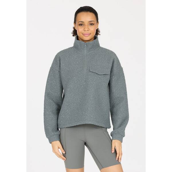 Thumbnail - ATHLECIA Damen Sweatshirt Florrie W Sherpa Half zip