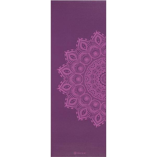 Thumbnail - GAIAM YOGAMATTE PURPLE MANDALA 6MM PREMIUM