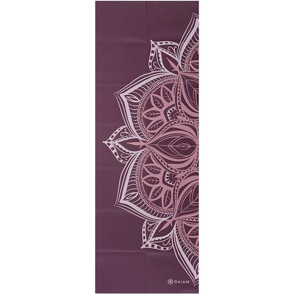 Thumbnail - GAIAM YOGAMATTE FOLDABLE CRANBERRY POINT YOGA MAT (2MM) - FALTBAR