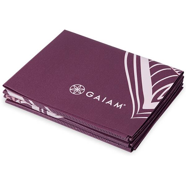 Thumbnail - GAIAM YOGAMATTE FOLDABLE CRANBERRY POINT YOGA MAT (2MM) - FALTBAR