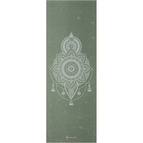 Thumbnail - GAIAM YOGAMATTE CELESTIAL GREEN 5MM CLASSIC PRINTED