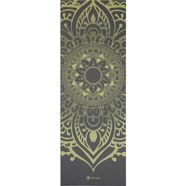 Thumbnail - GAIAM YOGAMATTE COOL MATCHA SUNDIAL LAYERS 5MM CLASSIC PRINTED