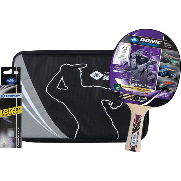 Thumbnail - DONIC SCHILDKRÖT Tischtennis-Set LEGENDS 800 FSC "Premium-Geschenkset"