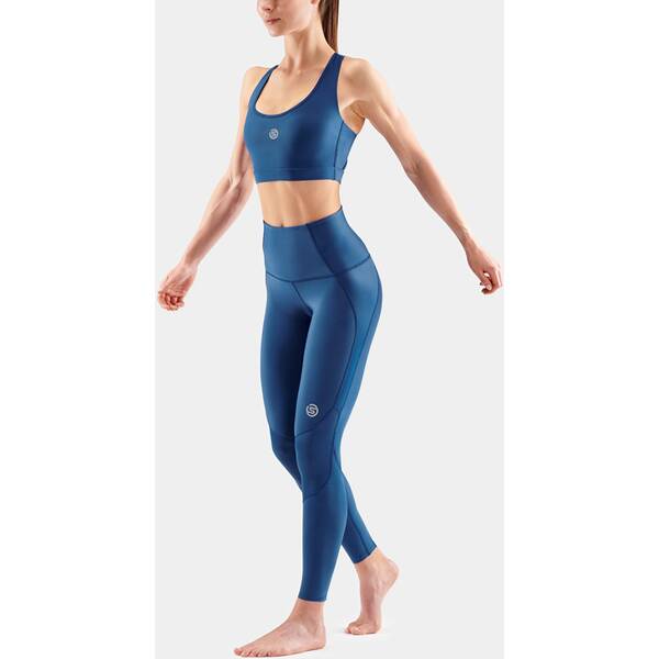 Thumbnail - SKINS Damen Tight Lauftights S3 Skyscraper