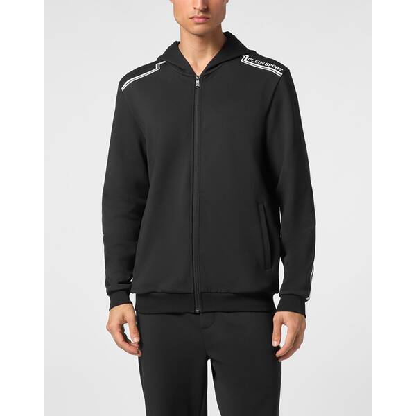 Thumbnail - PLEIN SPORT Herren Kapuzensweat Sweatjacke mit Kapuze