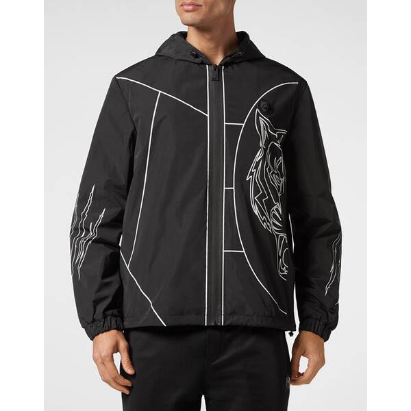 Thumbnail - PLEIN SPORT Herren Schlupfjacke TIGER COURT EDITION