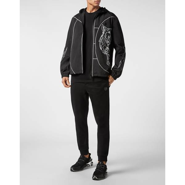 Thumbnail - PLEIN SPORT Herren Schlupfjacke TIGER COURT EDITION