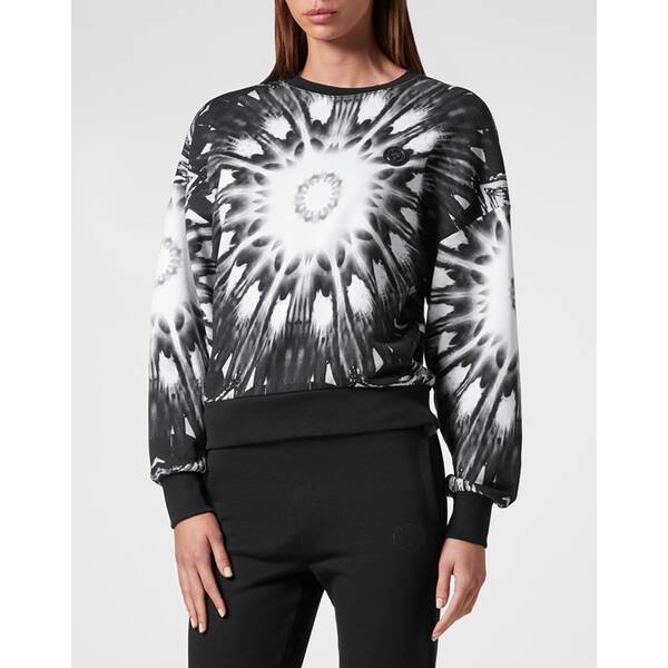 Thumbnail - PLEIN SPORT Damen Sweatshirt OPTICAL FLOWER
