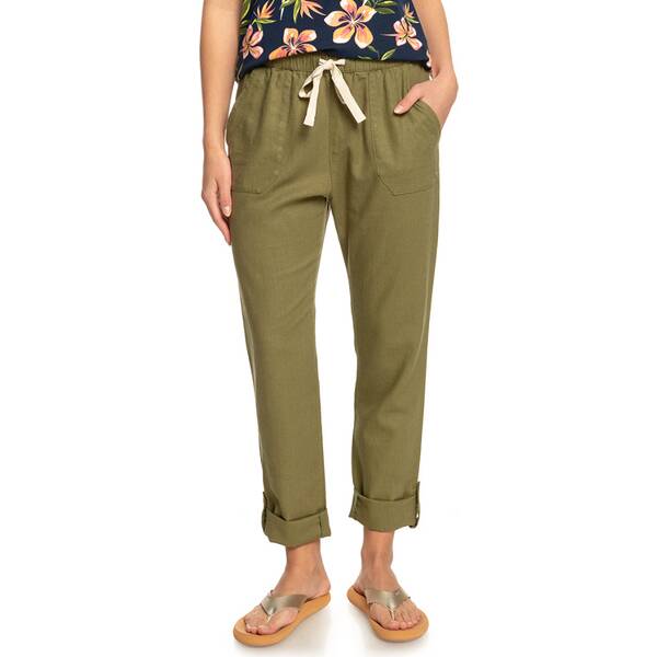 Thumbnail - ROXY Damen Cargo Hose aus Leinen On The Seashore