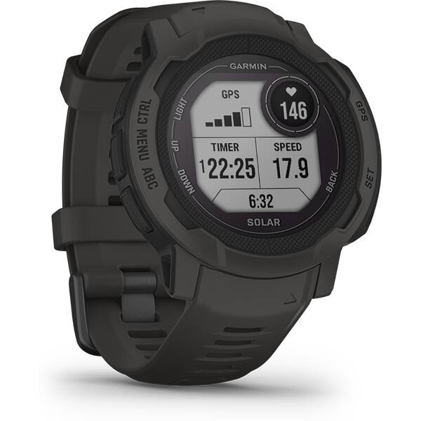 Thumbnail - GARMIN Instinct® 2 Solar Schiefergrau mit Silikon-Wechselarmband 22 mm