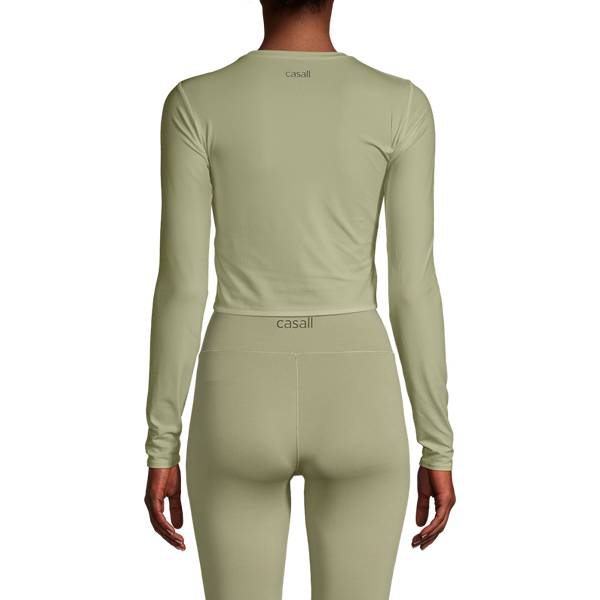 Thumbnail - CASALL Damen Shirt Overlap Crop Long Sleeve