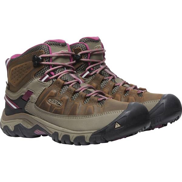 Thumbnail - KEEN Damen Multifunktionsstiefel Damen Wanderschuhe Targhee III Mid WP Weiß/Boysenberry