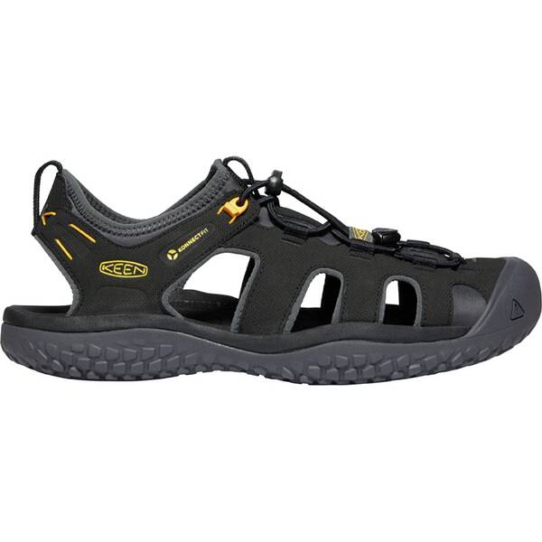 Thumbnail - KEEN Herren Trekkingsandale SOLR SANDAL M-BLACK/GOLD