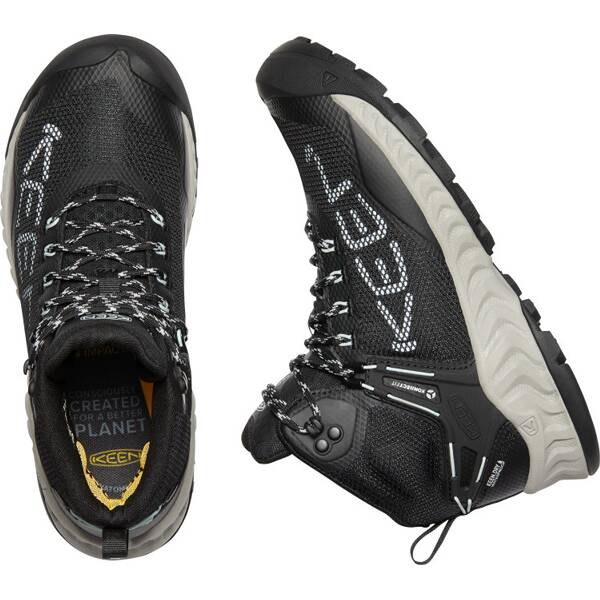 Thumbnail - KEEN Damen Multifunktionsstiefel NXIS EVO MID WP W-BLACK/BLUE GLASS