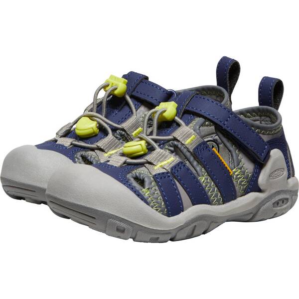 Thumbnail - KEEN Kinder Trekkingsandale KNOTCH CREEK C-STEEL GREY/BLUE DEPTHS