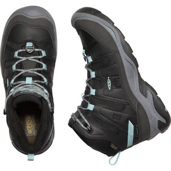 Thumbnail - KEEN Damen Trekkingstiefel CIRCADIA MID POLAR W-BLACK/CLOUD BLUE