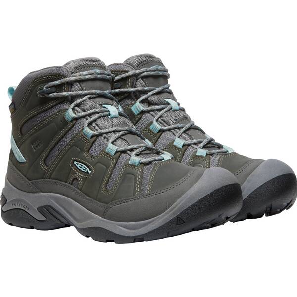 Thumbnail - KEEN Damen Trekkingstiefel CIRCADIA MID WP W-STEEL GREY/CLOUD BLUE